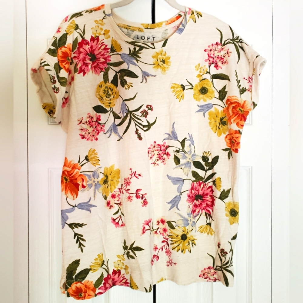 LOFT Floral Tee